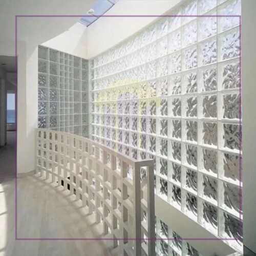 آجر شیشه‌ای در فضای داخلی