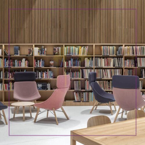 استفاده از کتابخانه در طراحی داخلی